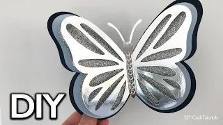 3D Paper Butterfly with easy template | Easy and Fun DIY Paper Butterfly