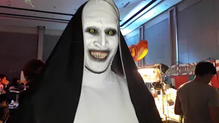 Audience react to Valak, Twisty, and Michael Myers!