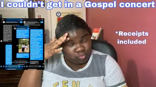 Storytime: I couldn't get into JONATHAN MCREYNOLDS CONCERT(GOSPLE) !!