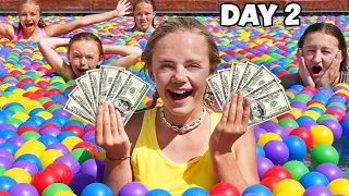 Last to Leave the Ball Pit Pool WINS $1,000! 20,000 balls!