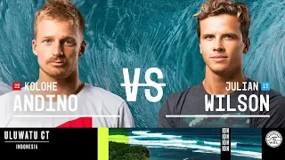 Kolohe Andino vs. Julian Wilson - Semifinals, Heat 1 - Uluwatu CT 2018