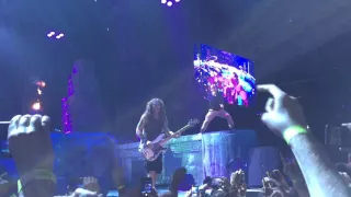 Opening Song Iron Maiden Book of Souls Tour 2-24-16 Sunrise Florida BB&T Center