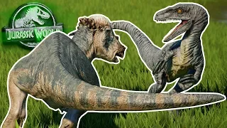 NEW KILL ANIMATIONS! | Battle Royal  - Jurassic World Evolution | HD