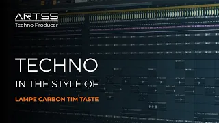Techno in the style of Lampe, Carbon, Tim Taste.