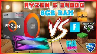 RYZEN 5 3400G 8GB RAM SINGLE CHANNEL ¿Qué Se Puede Hacer?