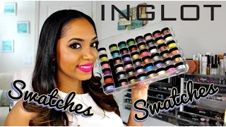 SWATCH FEST & REVIEW 💕 Inglot AMC Pure Pigment Eyeshadows & Body Pigments (50+ SHADES)