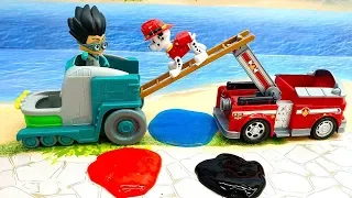 Мультики про машинки - мультики для детей с игрушками Щенячий Патруль и Суперклей!