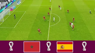 Morocco vs Spain | FIFA World Cup 2022 | PES 21 | Vodro Gaming