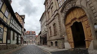 Amazing walk trough 1000 year old German Town Quedlinburg Germany 🇩🇪 2022