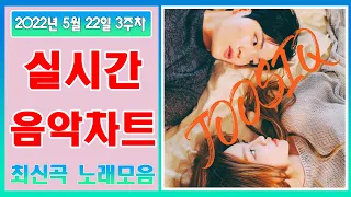 【광고 없는 실시간 멜론차트】  2022년 5월 22일 3주차 | 멜론차트 X |노래모음 최신가요 KPOP 플레이리스트