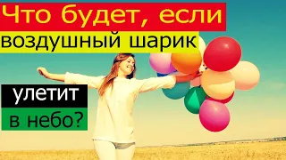 Что будет если воздушный шарик улетит в небо? Куда улетают воздушные шарики и как высоко?