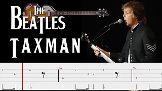 The Beatles - Taxman (Bass Tabs) By Paul McCartney