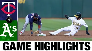 Twins vs. A's Highlights (5/17/22) | MLB Highlights