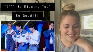 First Time Reaction to “I’ll Be Missing You” cover by BTS!