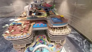 Icon of the seas Exclusive Ship Model Walkthrough Tour 2024 (FULL SIZE) Deck 14