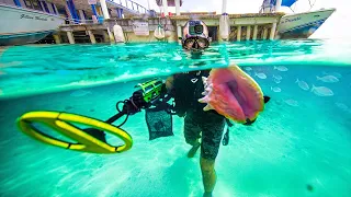 Searching for Treasure ON Conch SHELL Graveyard!!! ($50,000 RING)