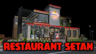 RESTAURANT SETAN || HOROR MOVIE SAKURA SCHOOL SIMULATOR HOROR - KAREN'S DINNER