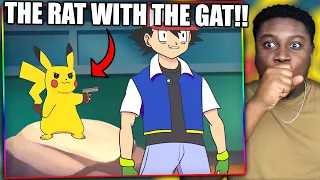 PIKACHU GOT BARS! | Goku vs Ash RAP BATTLE Reaction!
