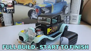 Building the 1932 Ford 5-Window Coupe: 1/25 Scale Model Kit by Revell