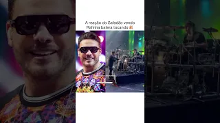 Reação do Safadão vendo Rafinha batera tocando 💥 #shorts