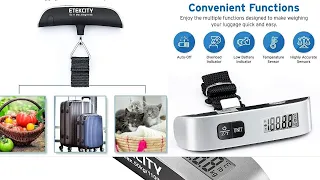 Best Luggage Scale | Digital Portable Handheld Suitcase Weight for Travel with Rubber Paint,Review