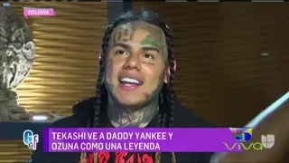 (parte 3) tekashi69 entrevista el alfa es un lambon  en el GOLDO Y LA FLACA