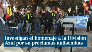 La Fiscalía investiga el homenaje a la División Azul por su proclamas antisemitas