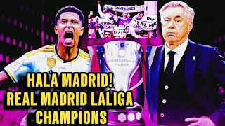 Real Madrid win 36th La Liga title as Girona beat Barcelona