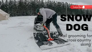 Grooming and Clearing Ski Trails with a Snowdog