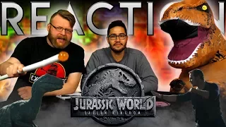 Jurassic World: Fallen Kingdom - Official Trailer REACTION!!