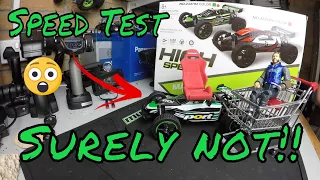 This never happens with a cheap Chinese RC Toy car! Speed Test