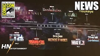 ENTIRE MCU Phase 4 Slate REVEALED! | SDCC 2019