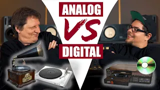 CD VS Vinyl Schallplatte |  Analog VS Digital