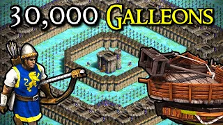 Can 30,000 Galleons Destroy Britons Ultimate Defense? (AoE2)