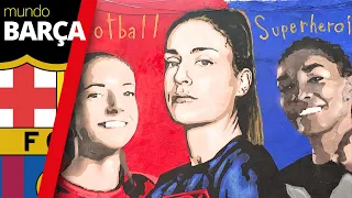 Aitana Bonmatí, Alexia y Salma Paralluelo son las últimas 'superheroínas' de TVBOY | Barça Femení