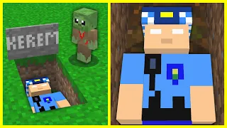 KEREM COMMISSIONER HAS LIFE AND FROM THE GRAVITY! 😱 - Minecraft