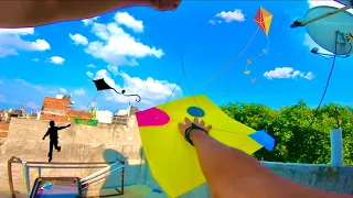 How to fly a kite beginner Patang kaise udaye sab kuch