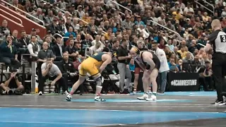 165 lbs Cameron AMINE  vs Alex MARINELLI - SUDDEN DEATH | 2022 NCAA Wrestling National Championship