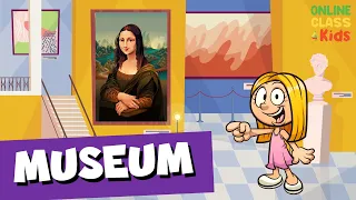 In a Museum | Educational Videos | Learn English - Talking Flashcards | Vocabulary | Speak