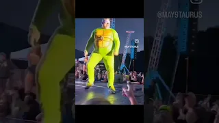 Fat Ninja Turtle stage dive fail #fail #ninja #turtle #funny #comedy #shorts #reels #subscribe