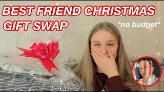 CHRISTMAS GIFT SWAP WITH MY BEST FRIEND *NO BUDGET* 2020