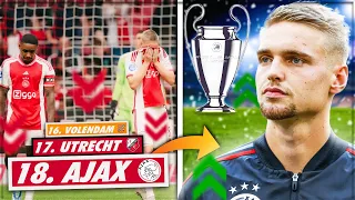 DALLA POSSIBILE RETROCESSIONE AL TETTO D'EUROPA!! UNA SQUADRA CLAMOROSA!! RICOSTRUISCO L'AJAX!!