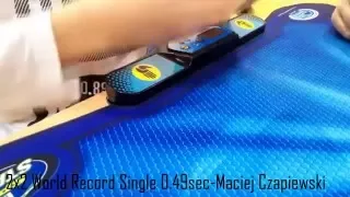 2x2 World Record Single- 0.49sec by Maciej Czapiewski