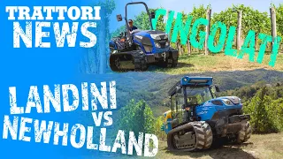 Landini VS New Holland - Sfida tra trattori CINGOLATI