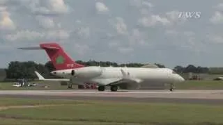 Airshow Action From RAF Waddington Arrivals 2013 With Radio Coms