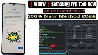 No-*#0*# All samsung Frp Bypass 2024 Fail ADB Enable Android 13,14 /New Free Tool One click Unlock 🔥