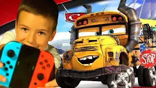ТАЧКИ 3 🚗 ИГРА Прохождение с ПАПОЙ на Nintendo Switch Мультики про Машинки Видео для Детей