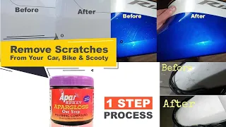Remove scratches from car in one step with | Apar One Step Polishing Compound | Durable Protection