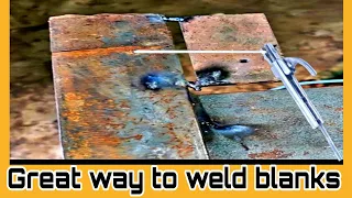 The easiest way to do blank spot welding||#welding #welding_creative #creative