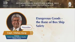 International Safety@Sea Week 2021 Plenary Session 1